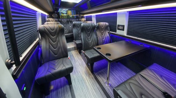 colorado springs 18 passenger sprinter van interior