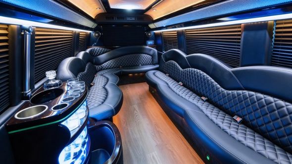 colorado springs sprinter limousine interior