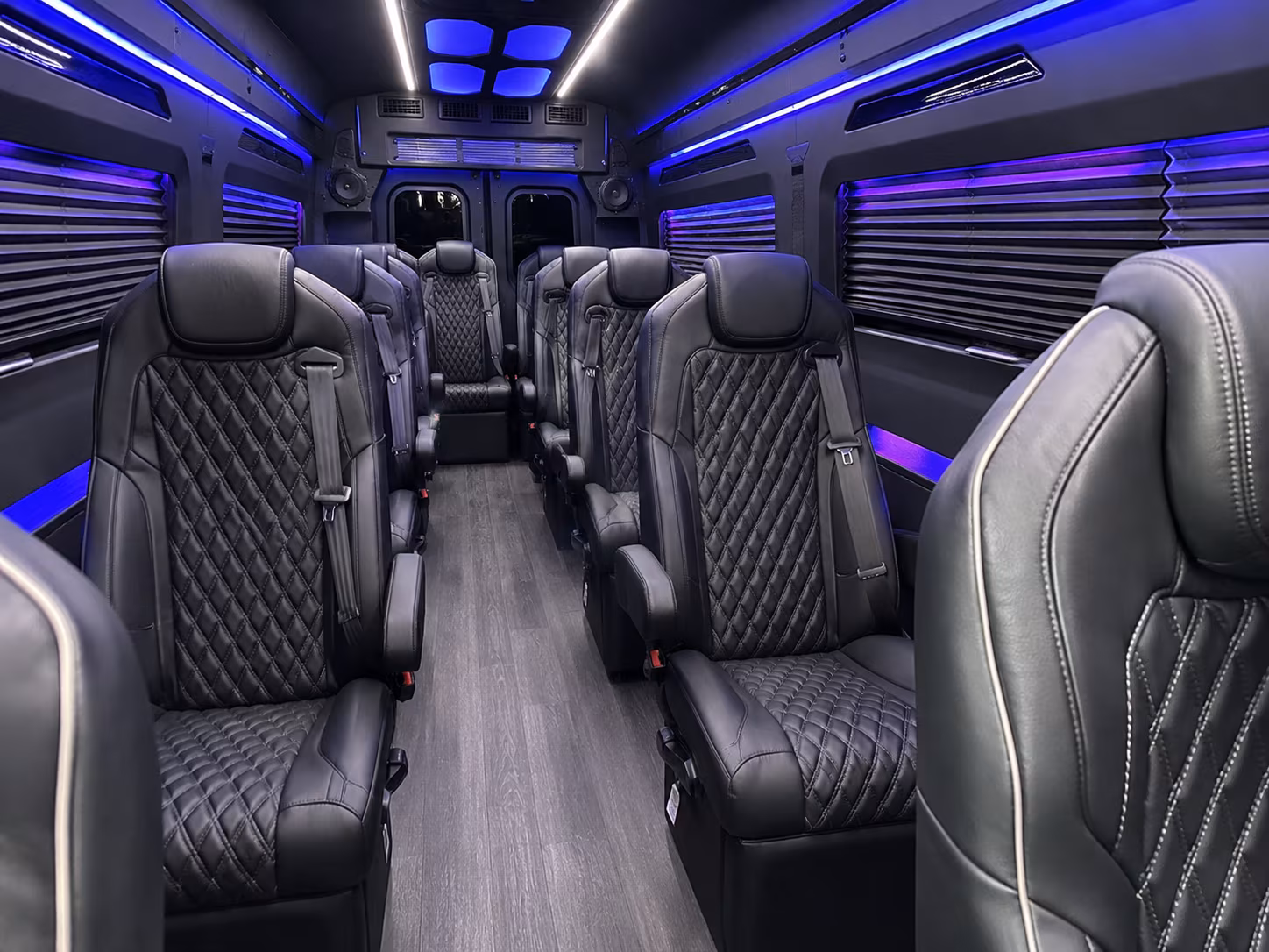 18 passenger sprinter van inside
