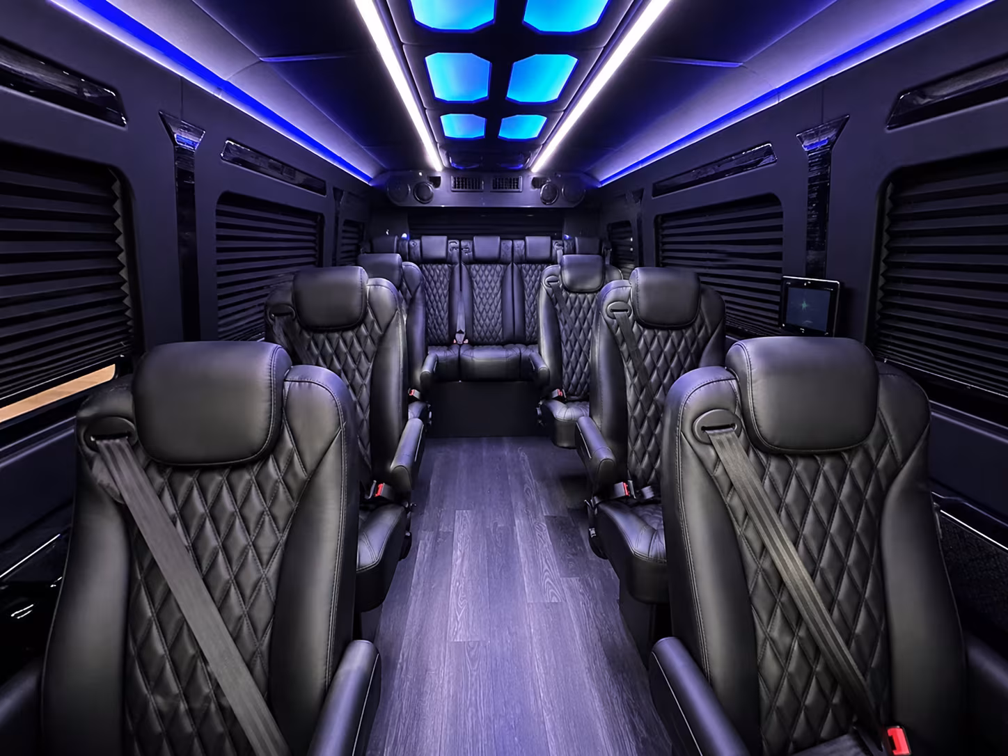 20 passenger sprinter van interior