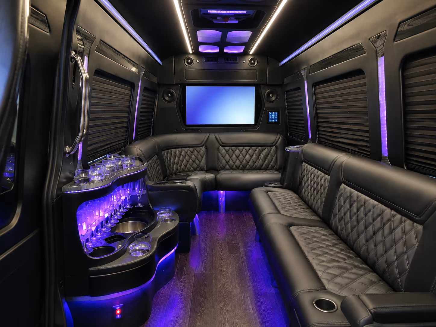 colorado springs sprinter limousine inside
