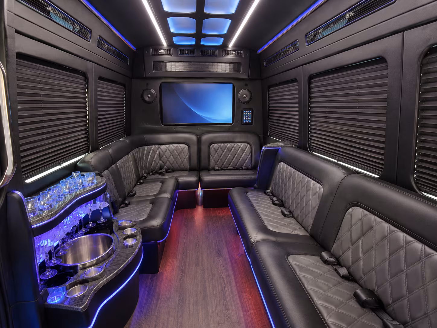 warehouse distribution center and industrial park sprinter van shuttles in colorado springs